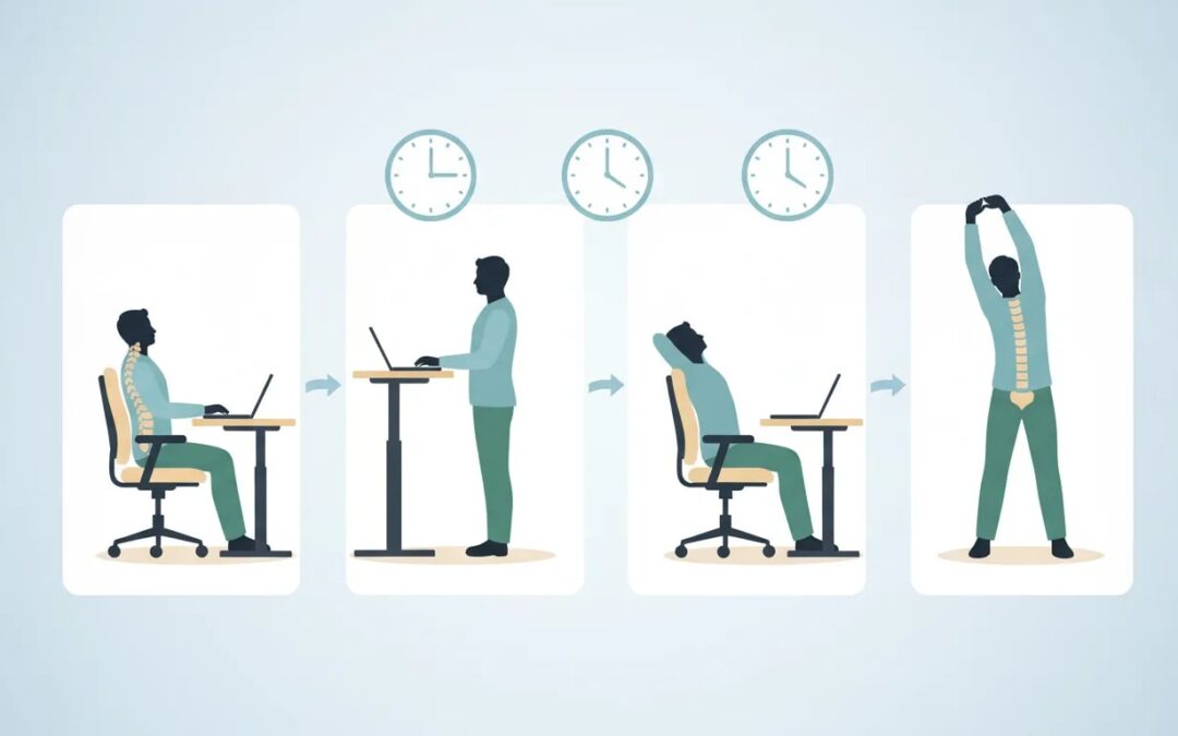 Cambia de postura cada 20 minutos: solución práctica para el dolor de espalda