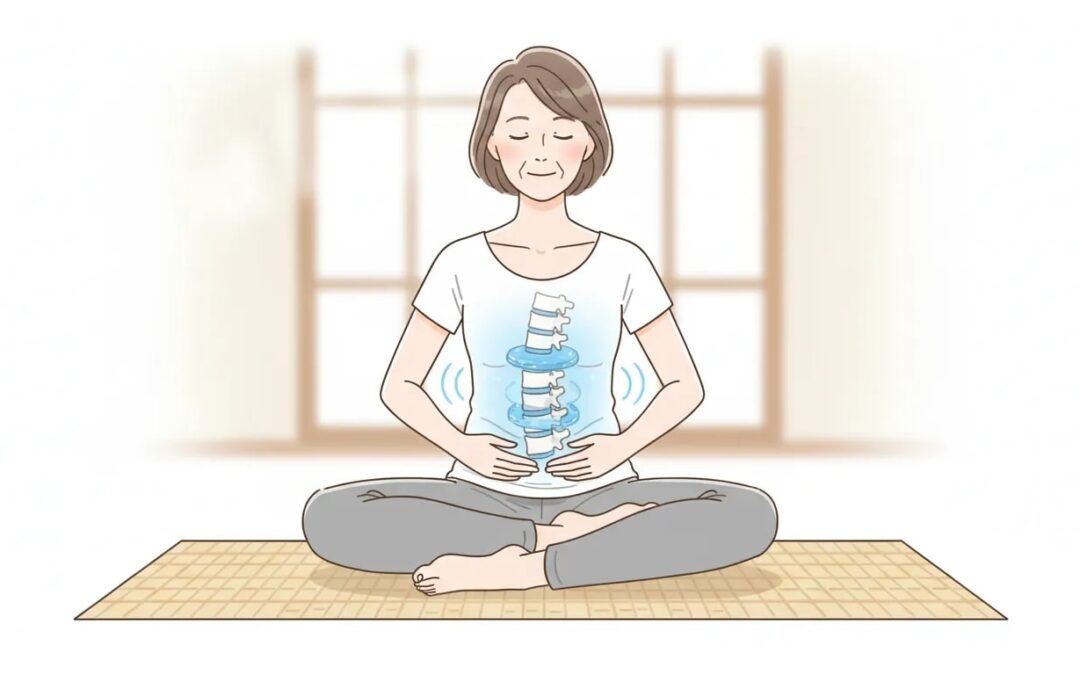 Respiración para mejorar la hidratación de los discos y aliviar el dolor de espalda